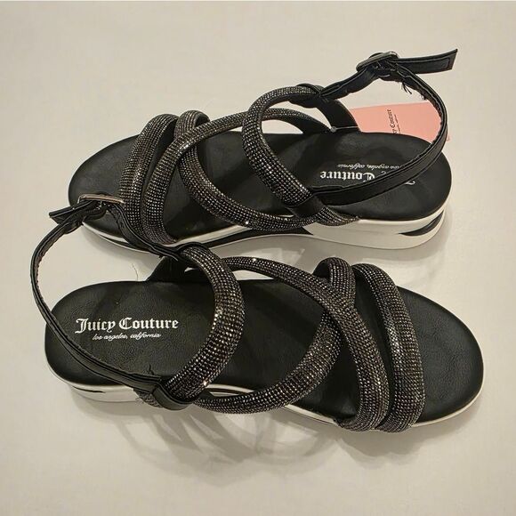 BRAND NEW JUICY COUTUR CRISS CROSS STRAPPY SANDALS - Picture 7 of 16